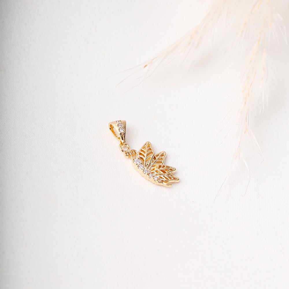 Angel Wing Charm - 18K Gold Filled