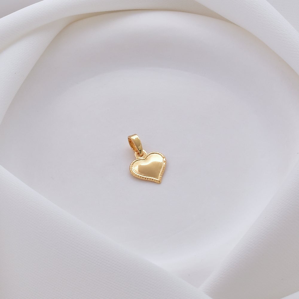 Classic Heart Charm - 18K Gold Filled