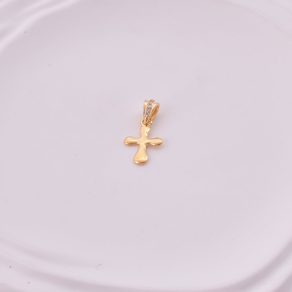 Mini Cross Pendant - 18K  Gold Filled
