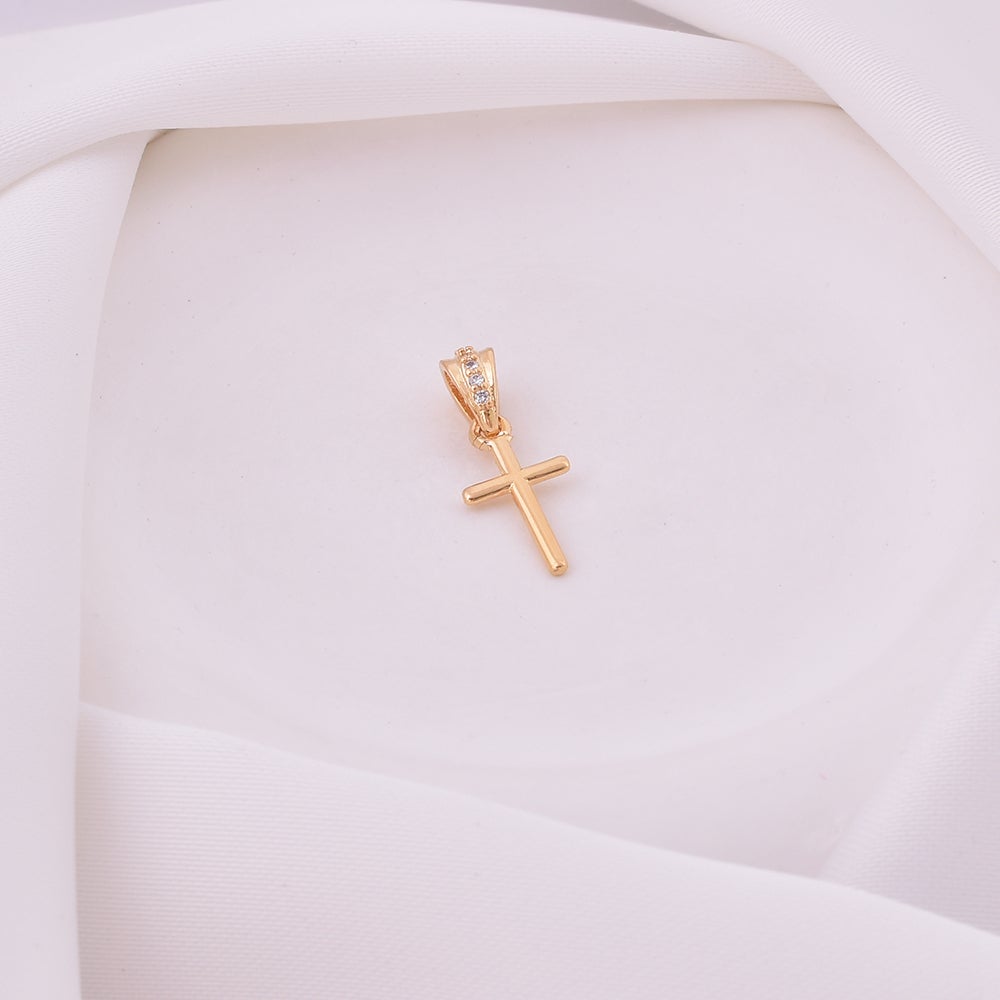 Classic Cross Pendant - 18K Gold Filled