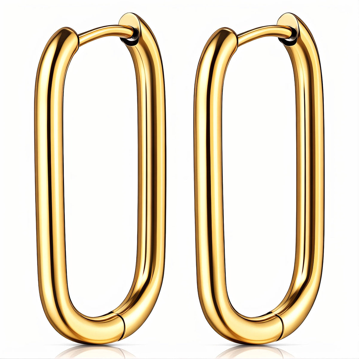 PVD Gold-Plated Stainless Steel Earrings - Intensity