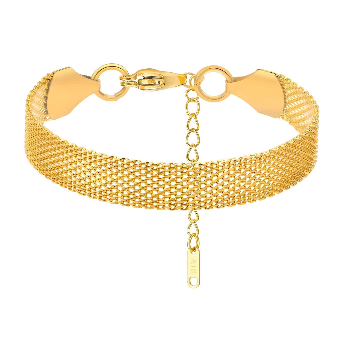 PVD Gold-Plated Stainless Steel Bracelet - Intensity
