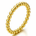 PVD Gold-Plated Stainless Steel Ring - Intensity