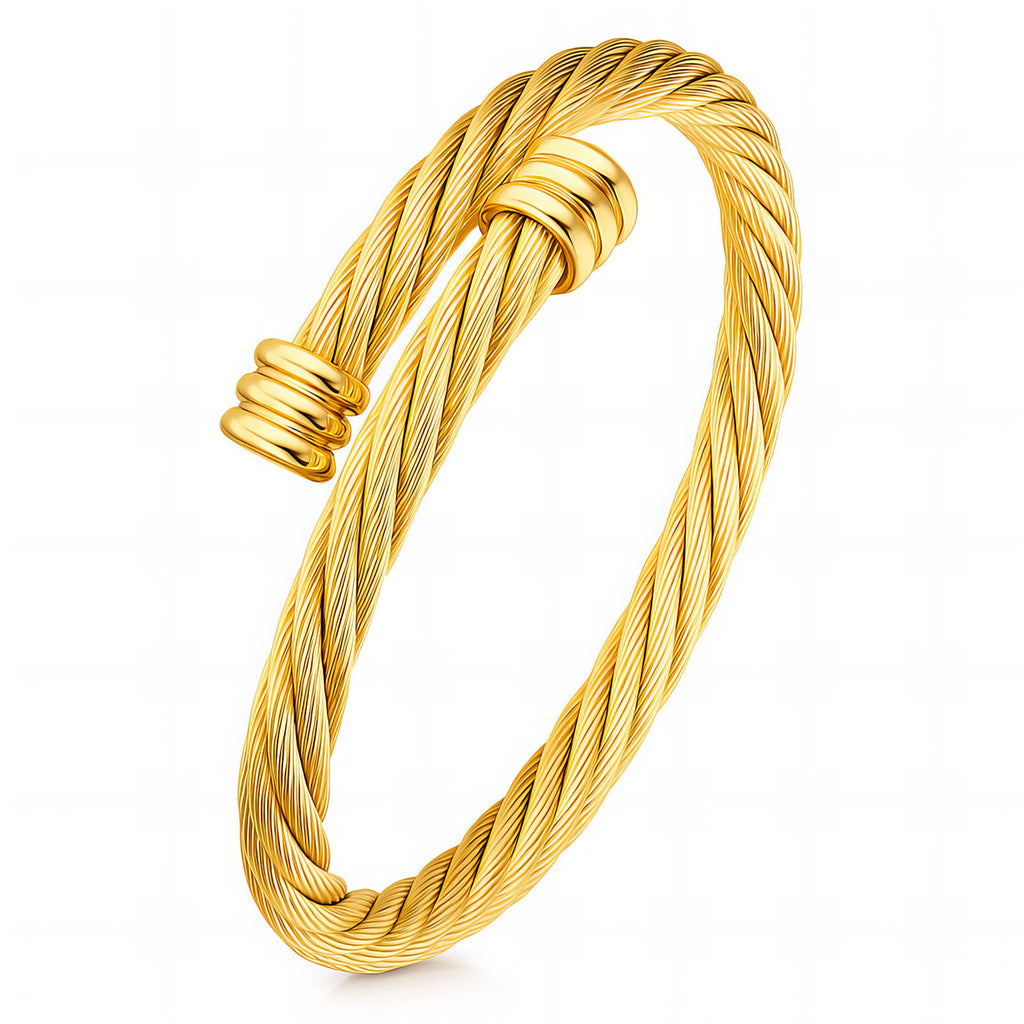 PVD Gold-Plated Stainless Steel Bracelet - Intensity