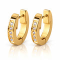 PVD Gold-Plated Stainless Steel Earrings - Ear Stack