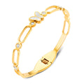 Butterfly PVD Gold-Plated Stainless Steel Bracelet - Intensity