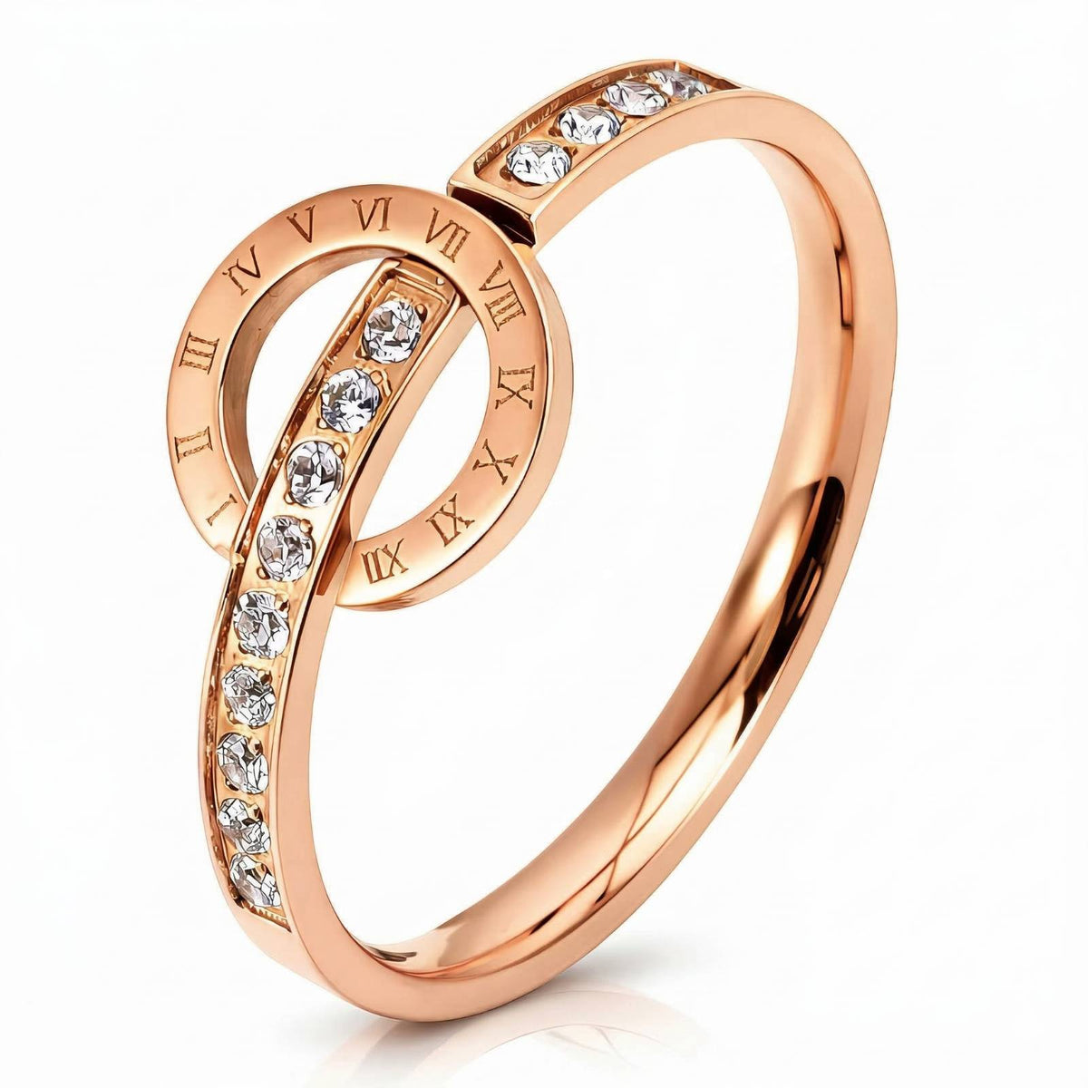 PVD Gold-Plated Stainless Steel Ring - Intensity