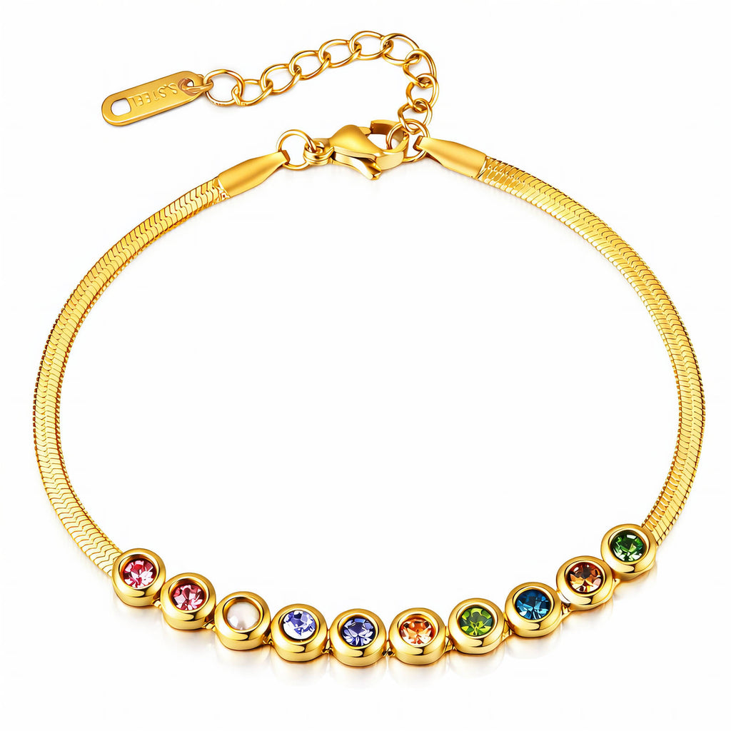 PVD Gold-Plated Stainless Steel Bracelet - Intensity