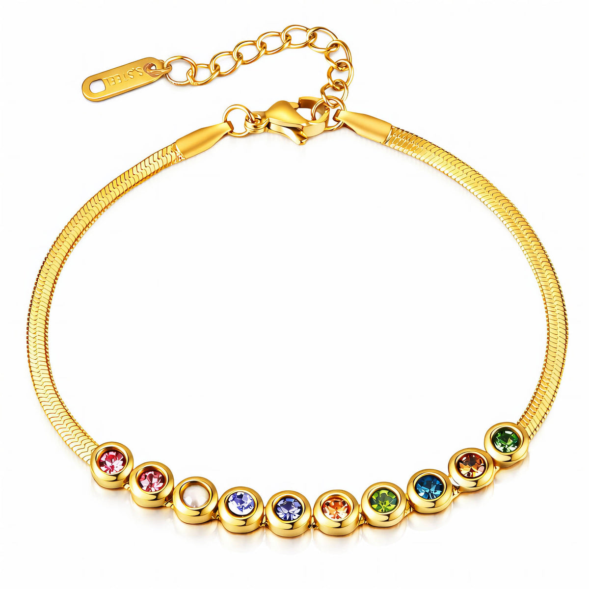 PVD Gold-Plated Stainless Steel Bracelet - Intensity