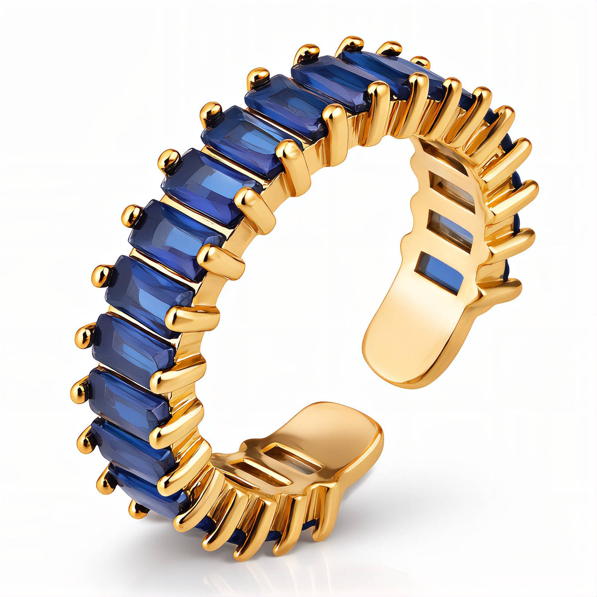 PVD Gold-Plated Stainless Steel Ring - Intensity