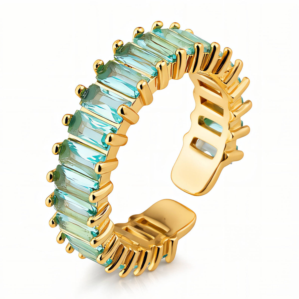 PVD Gold-Plated Stainless Steel Ring - Intensity