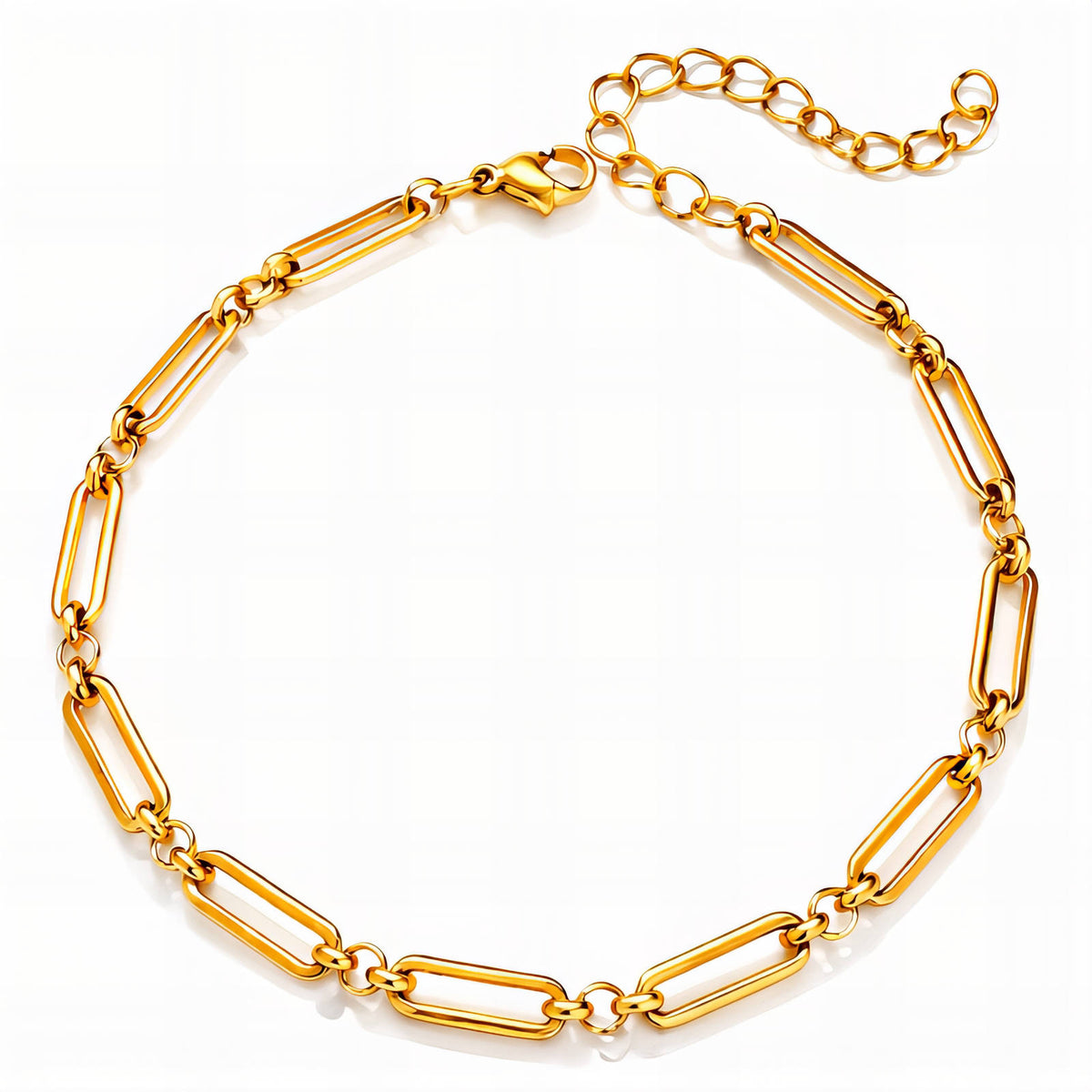 PVD Gold-Plated Stainless Steel Anklet - Intensity