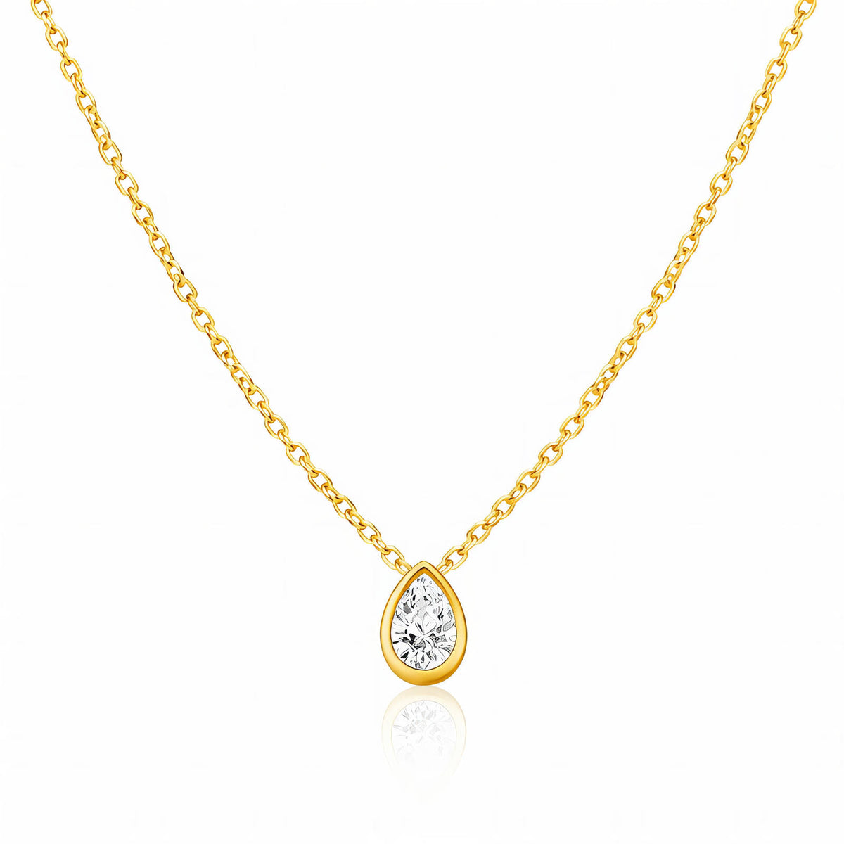 PVD Gold-Plated Stainless Steel Necklace - Intensity