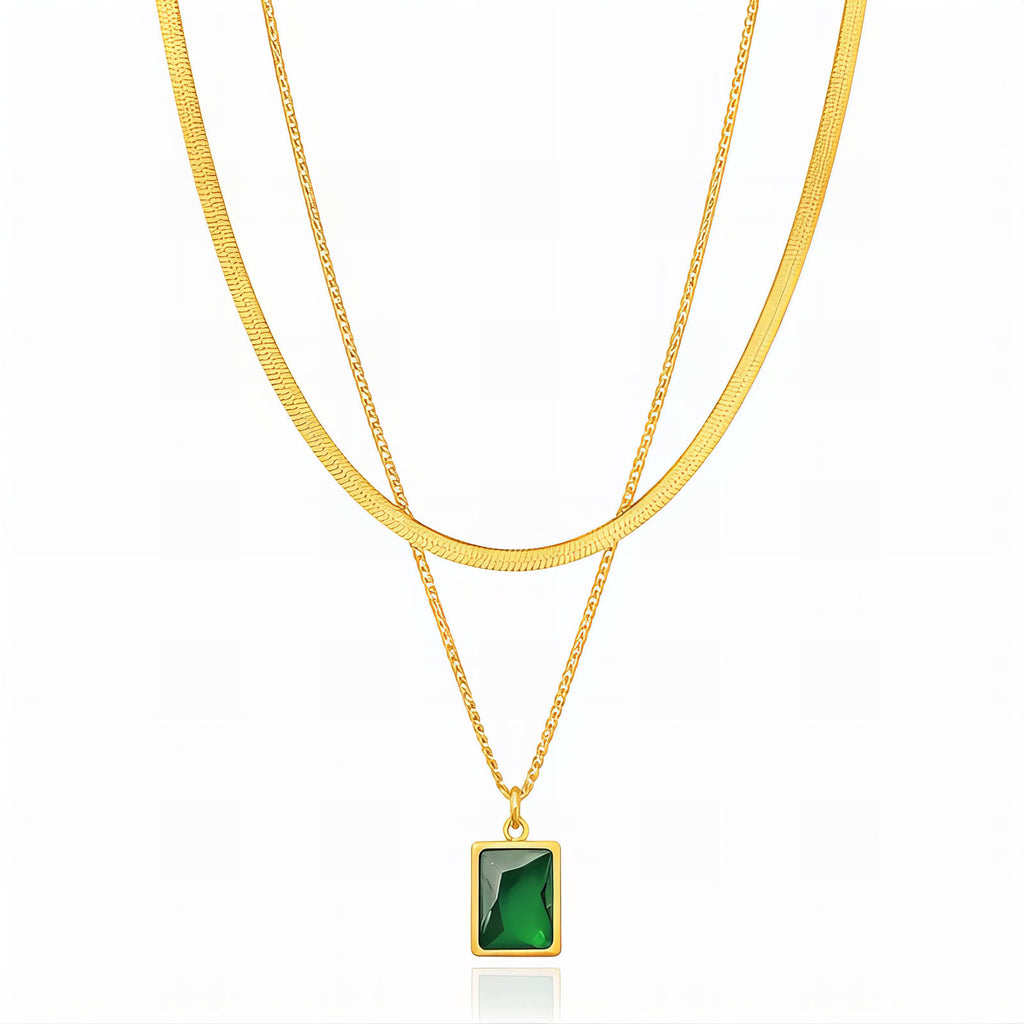 PVD Gold-Plated Stainless Steel Necklace - Intensity