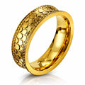 PVD Gold-Plated Stainless Steel Ring - Intensity