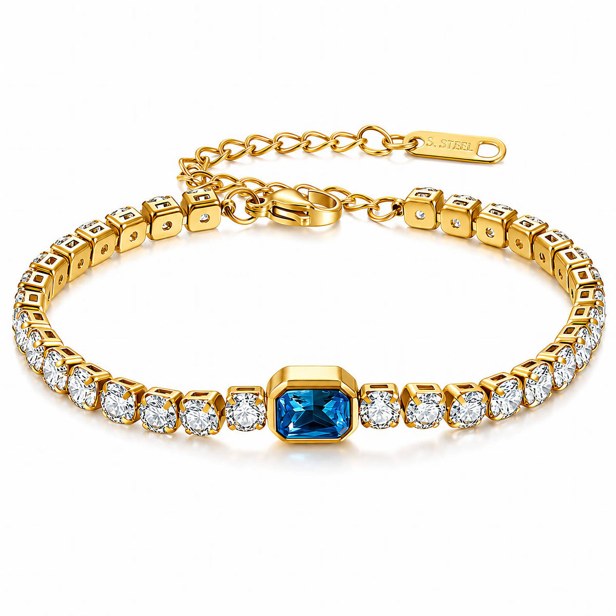 PVD Gold-Plated Stainless Steel Bracelet - Intensity