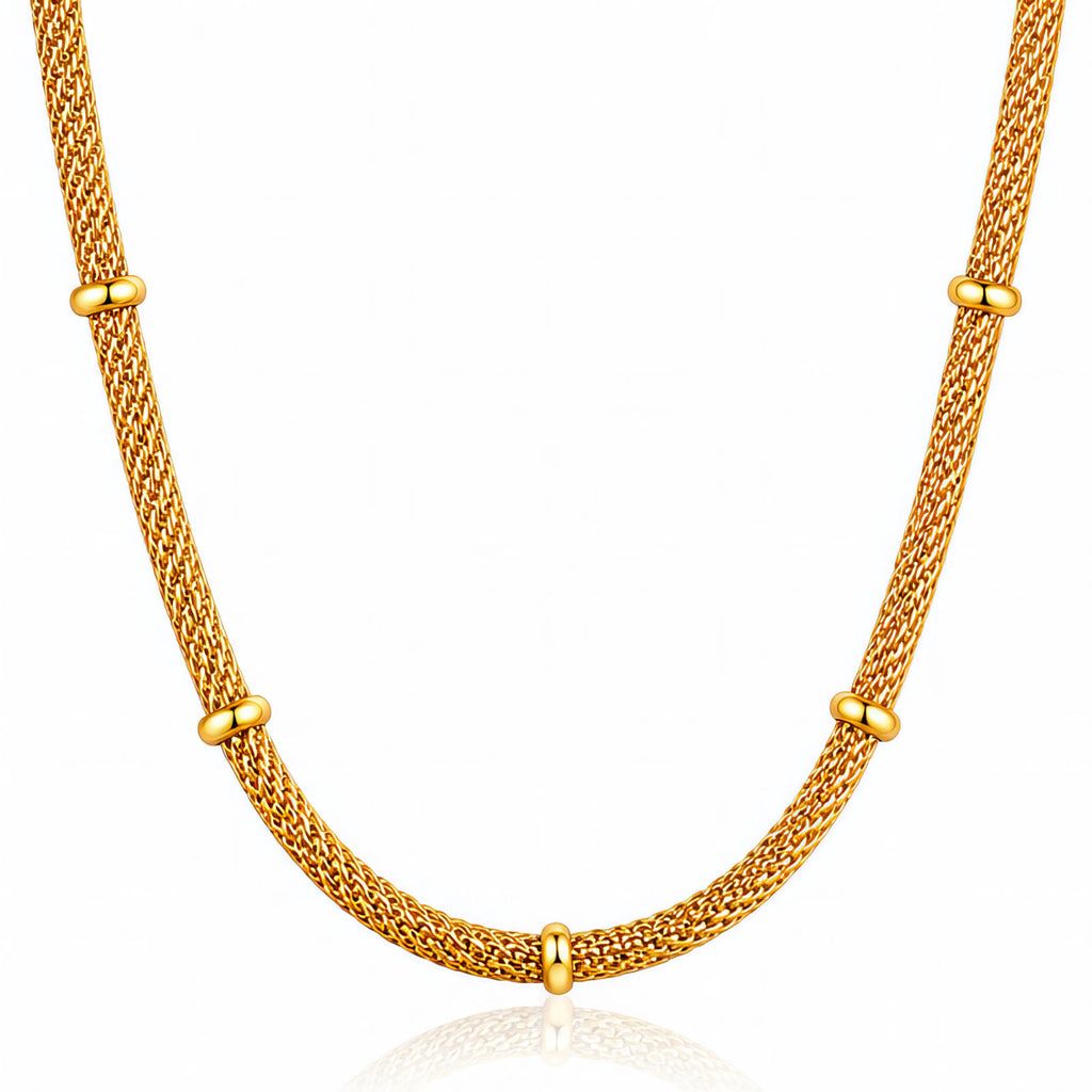 PVD Gold-Plated Stainless Steel Necklace - Intensity