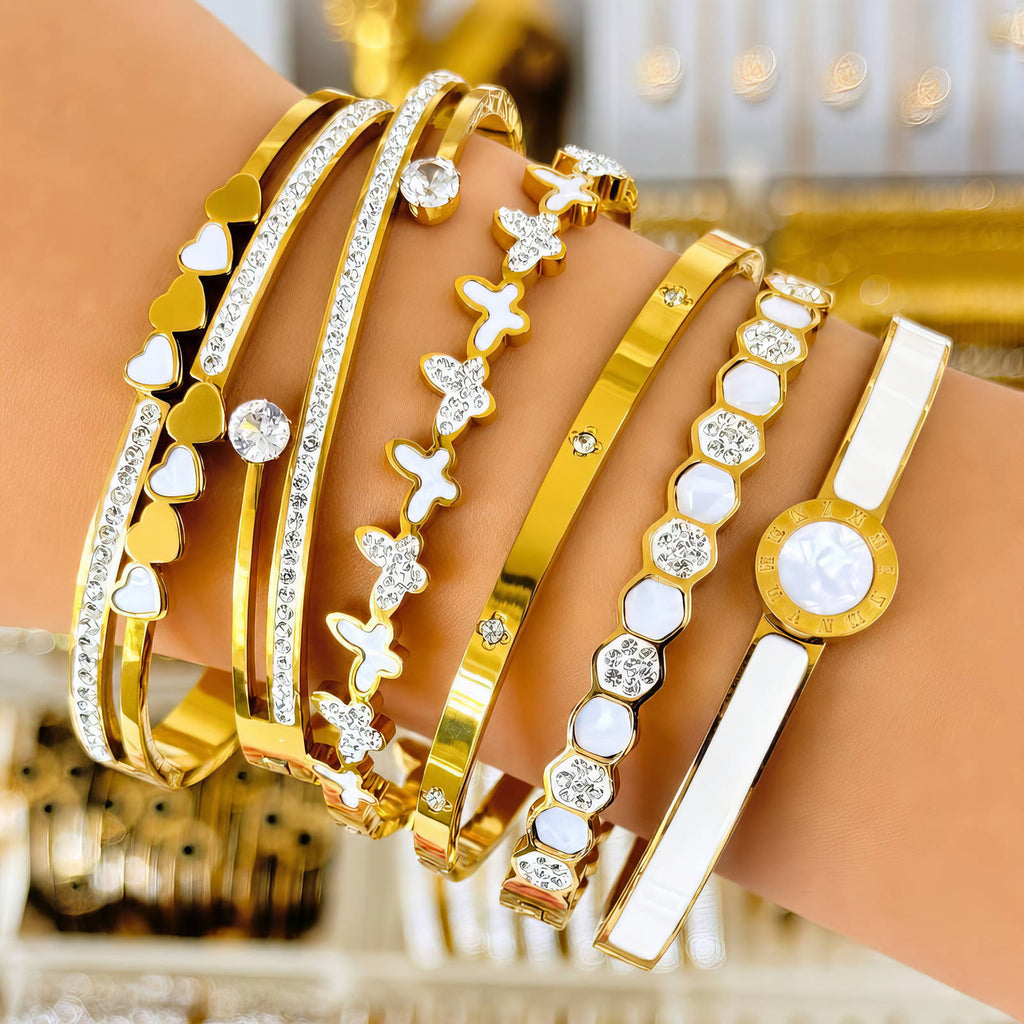 PVD Gold-Plated Stainless Steel Bracelet - Intensity