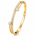 PVD Gold-Plated Stainless Steel Bracelet - Intensity