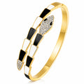 Snake PVD Gold-Plated Stainless Steel Bracelet - Intensity