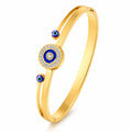 Evil Eyes PVD Gold-Plated Stainless Steel Bracelet - Intensity