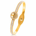 Oak Tree PVD Gold-Plated Steel Bracelet - Intensity
