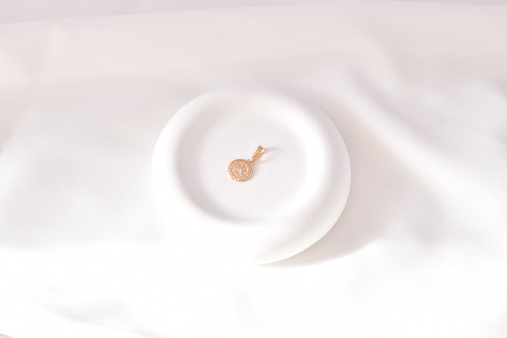 Saint Medal Pendant - 18K Gold Filled