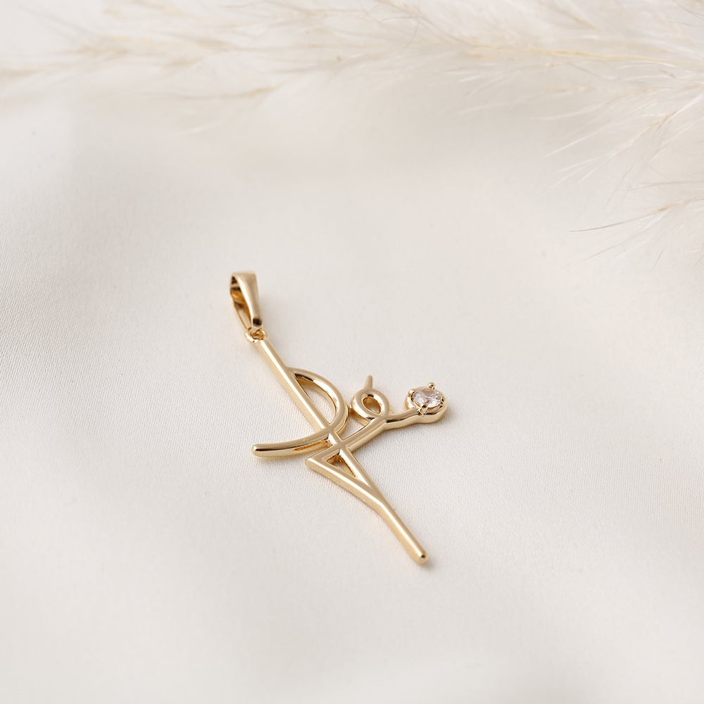 Faith Symbol Pendant - 18K Gold Filled