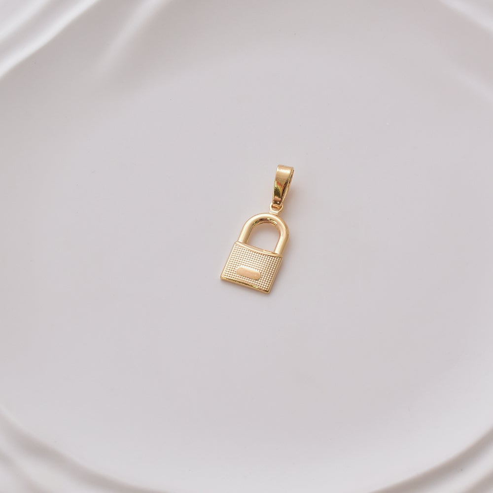 Lock Charm - 18K Gold Filled