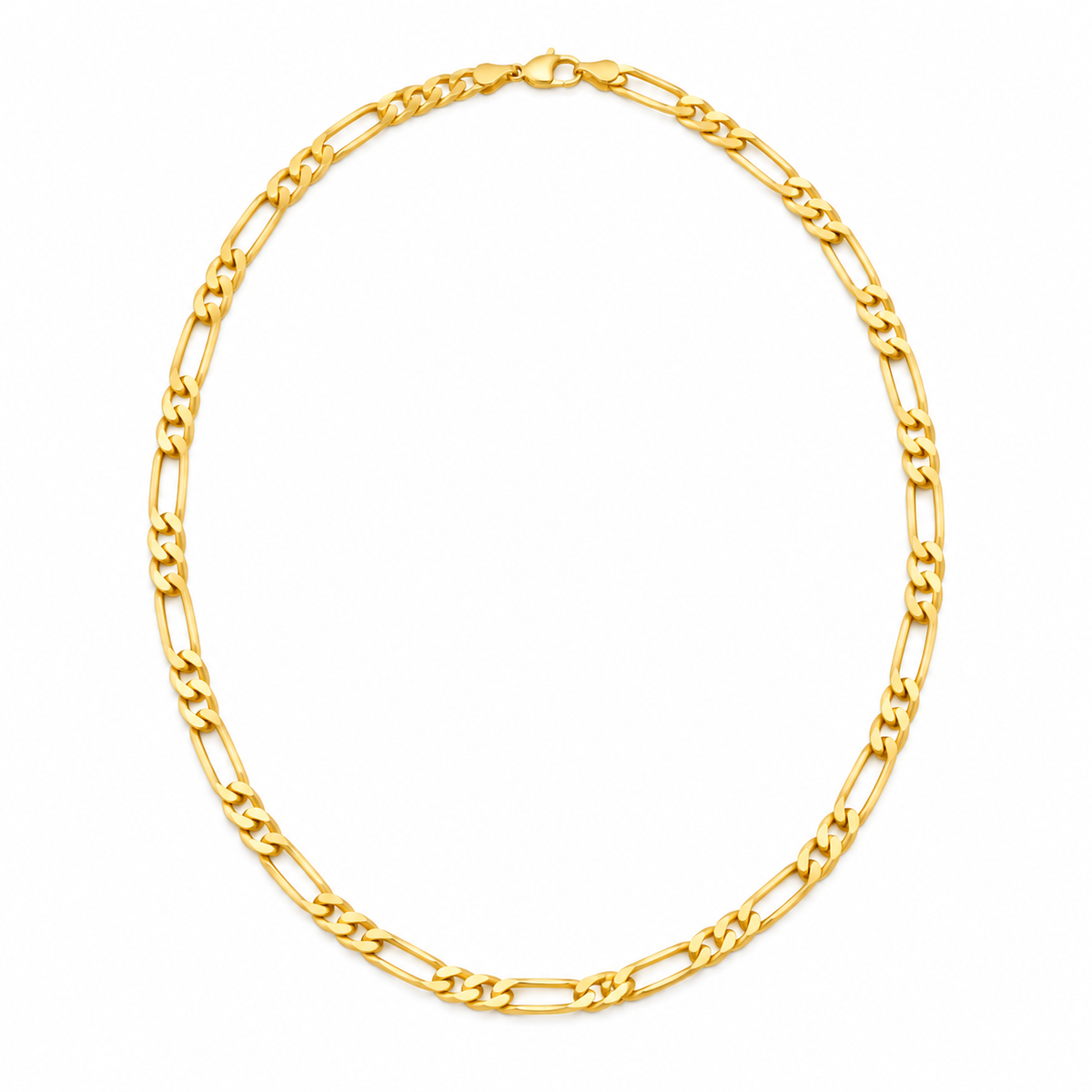 Figaro Chain Necklace - 18K Gold Filled — Product view · white background