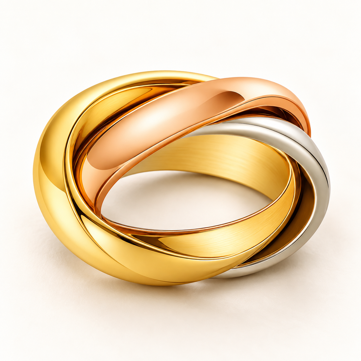 Noelle Two-Tone Ring – individual close-up showing design details
