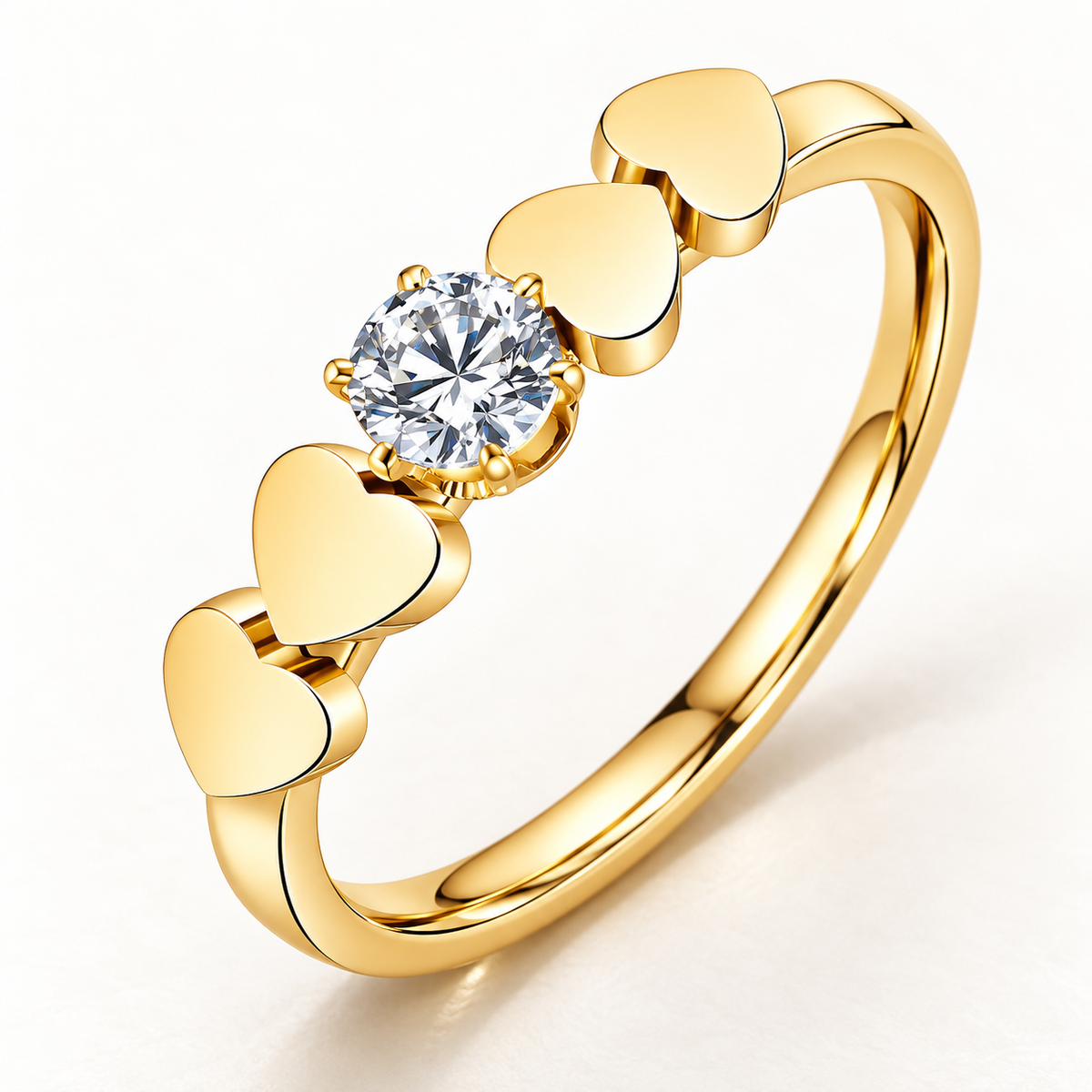 Celine Heart Ring – individual close-up showing design details