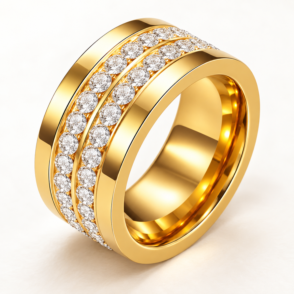 Isla Crystal Ring – individual close-up showing design details