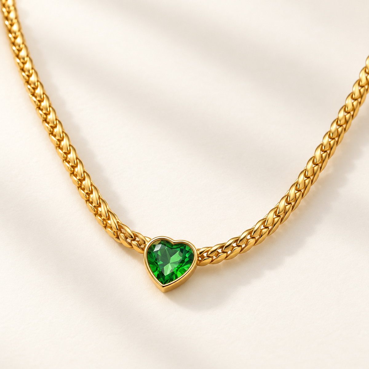 Nova Heart Necklace – individual close-up showing design details