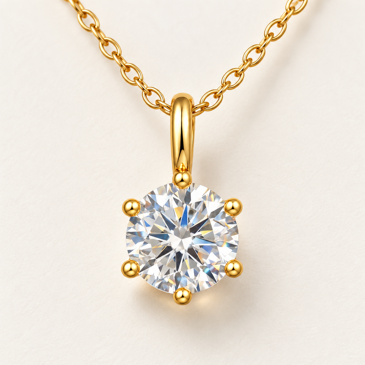 Livia Crystal Necklace – individual close-up showing design details