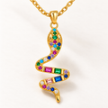 Alba Snake Necklace – individual close-up showing design details