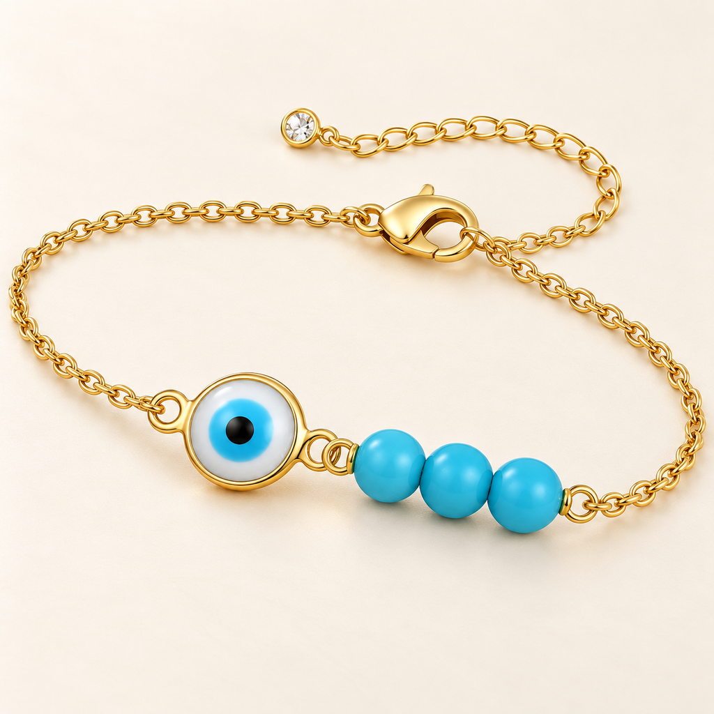 Aria Evil Eye Bracelet – individual close-up showing design details