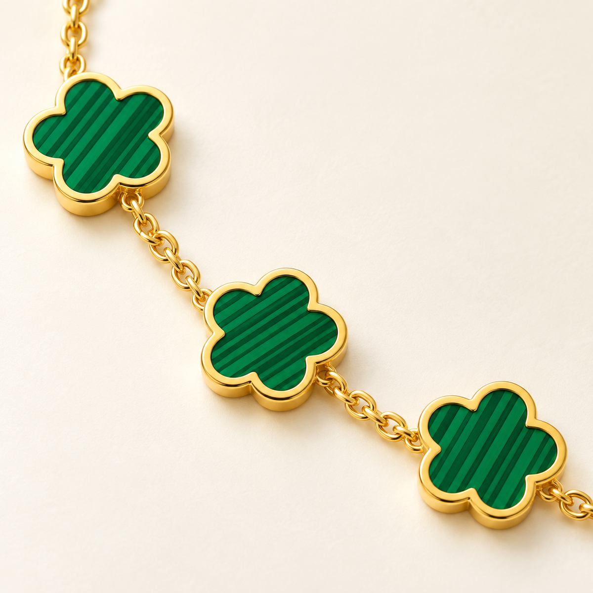 Siena Floral Meadow Bracelet — close-up of the design and finish