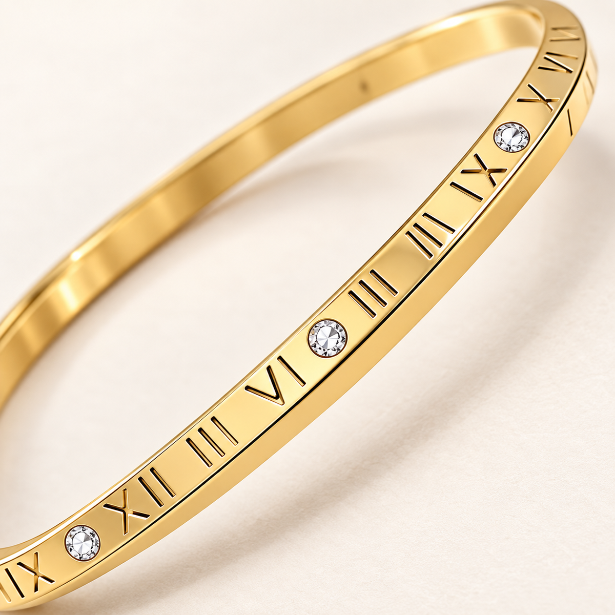 Livia Crystal Bracelet — close-up of the design and finish