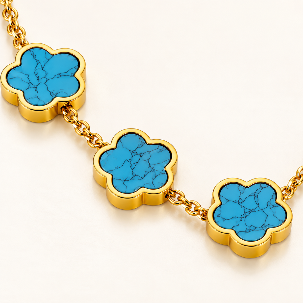 Arielle Floral Meadow Bracelet — close-up of the design and finish
