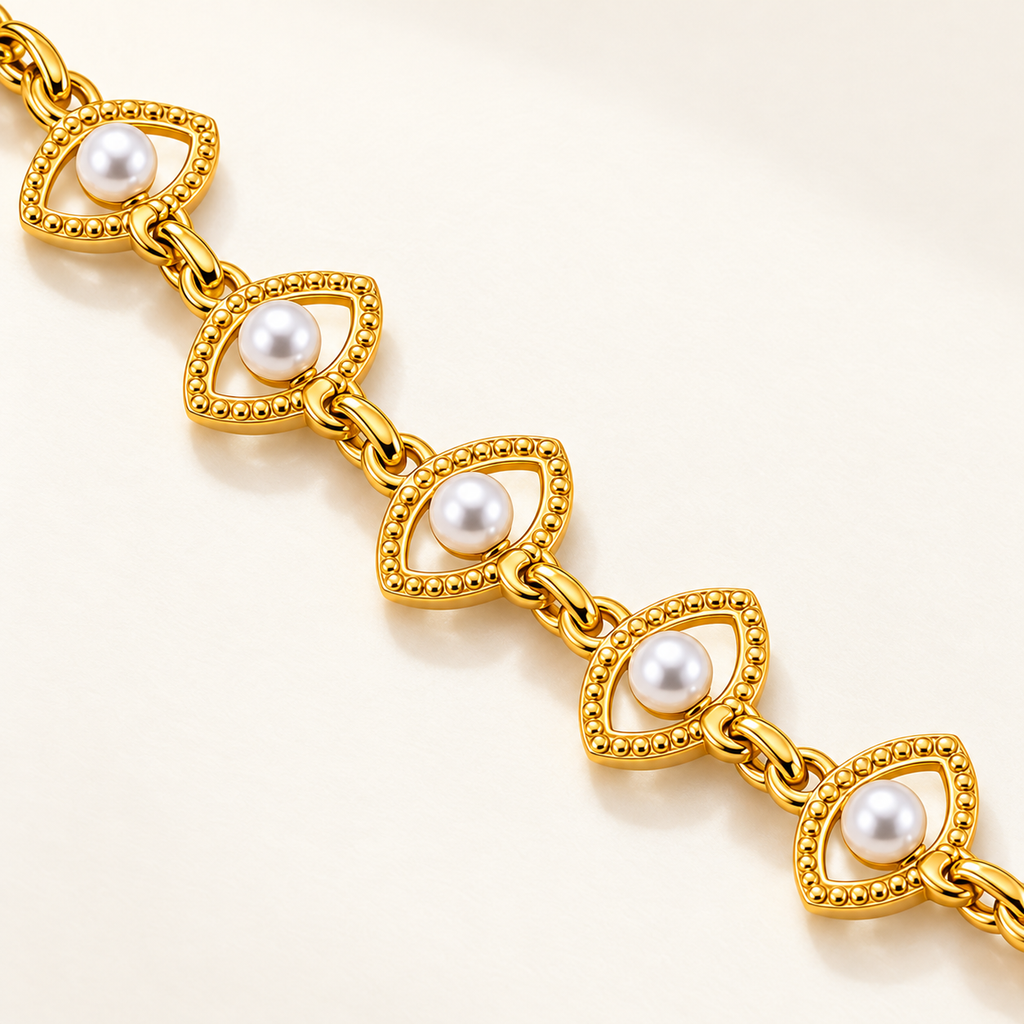 Mira Evil Eye Bracelet — close-up of the design and finish