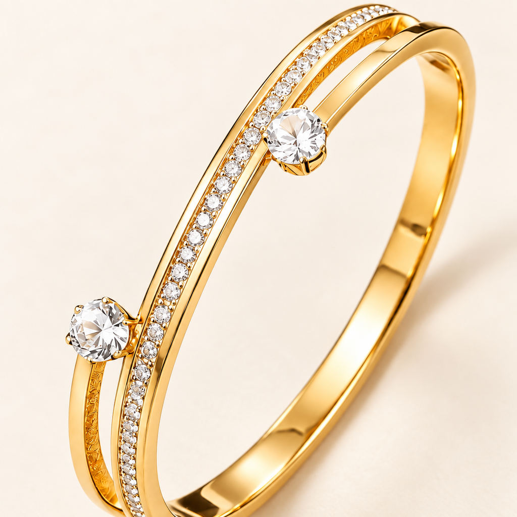 Marea Crystal Bracelet — close-up of the design and finish