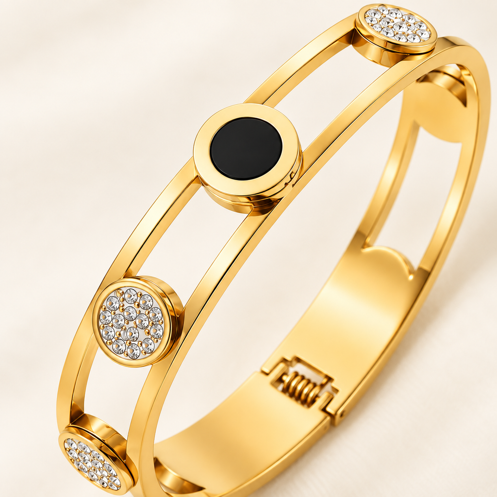 Adeline Crystal Bracelet — close-up of the design and finish