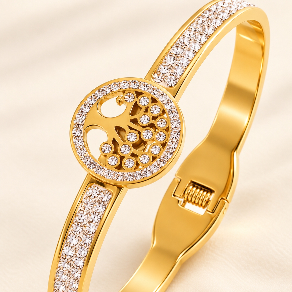 Naya Crystal Bracelet — close-up of the design and finish