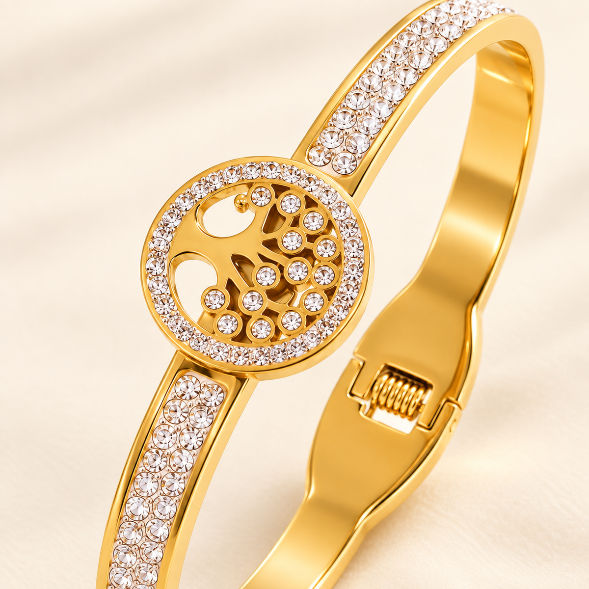 Naya Crystal Bracelet — close-up of the design and finish