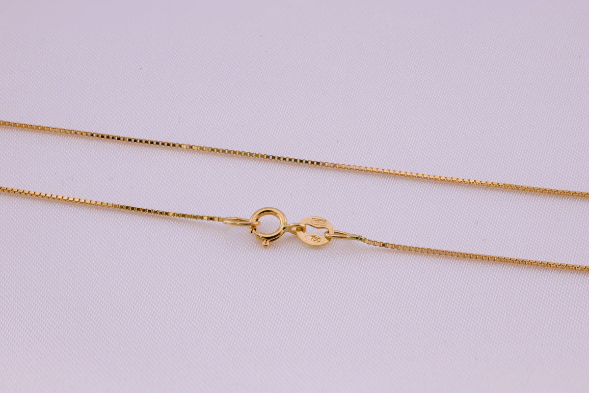 Italian Venetian Chain – 18K Gold, 20″ — original product photo 5