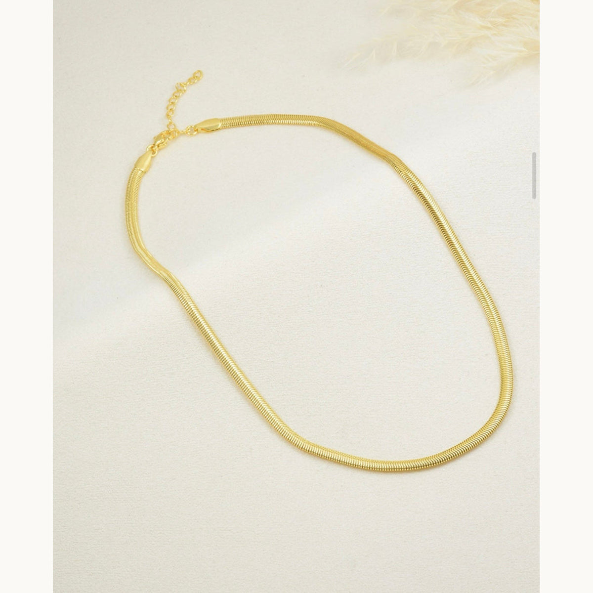 Minimalist Fine Chain Necklace – Gold Plated — original product photo 5
