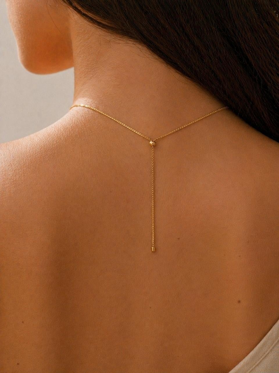 Sparkling Initial Pendant Necklace – Gold Plated — original product photo 4