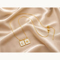 Moon & Star Adjustable Bolo Necklace – Gold Plated — original product photo 5