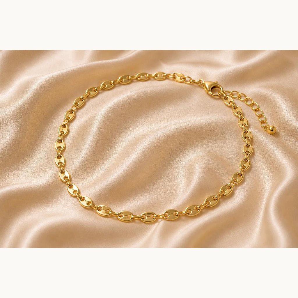Classic Adjustable Chain Necklace – Gold Plated — original product photo 4